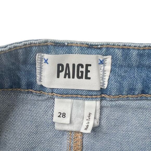 New Without Tags Paige Jessie Skirt Undone Distressed Hem Size 28 - Picture 4 of 10